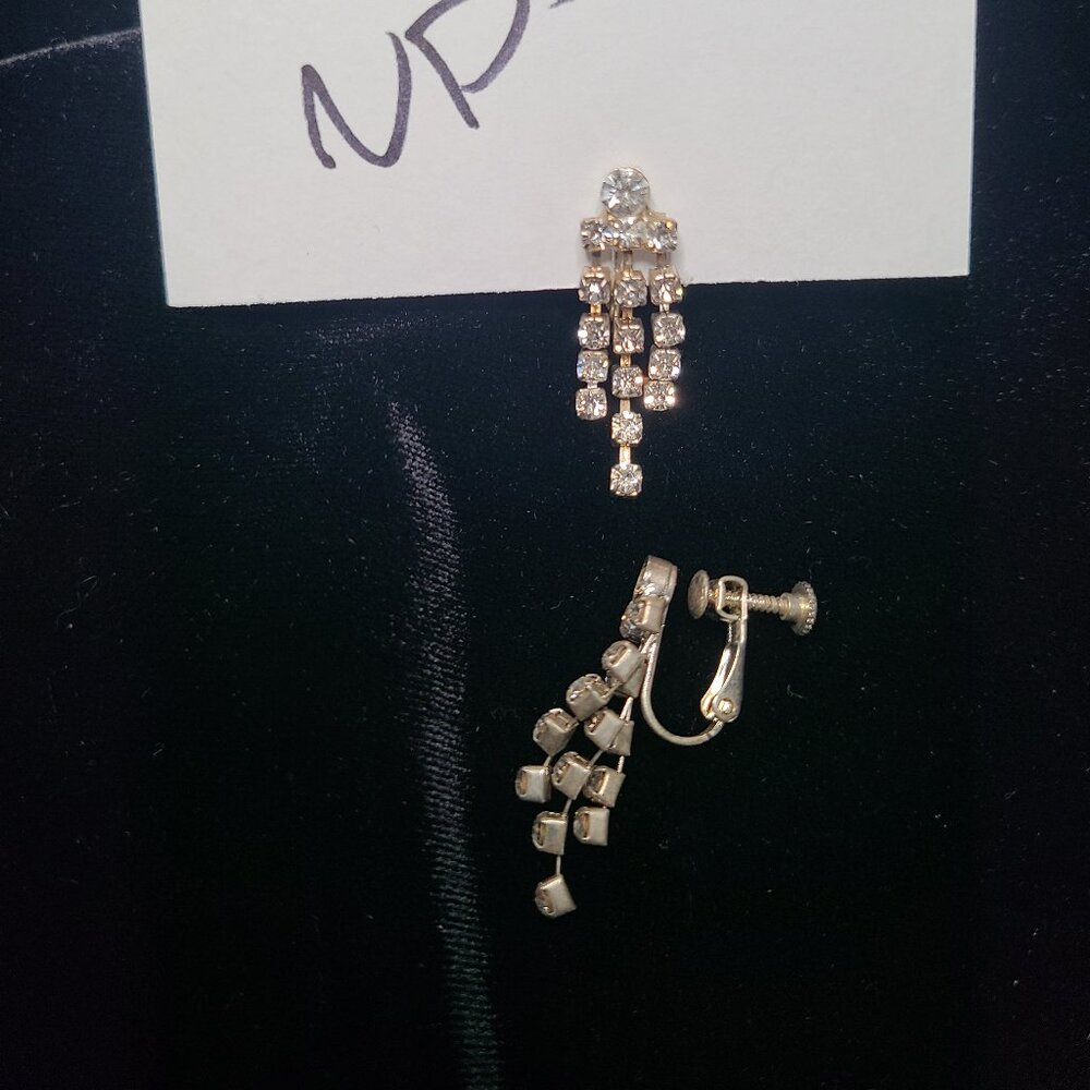 rhinestone earrings
